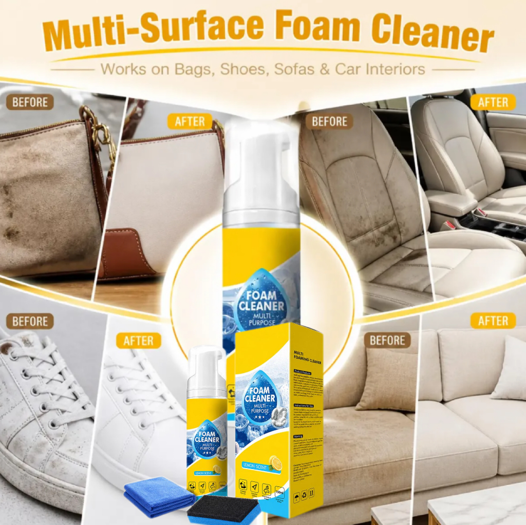 Leather Cleaner Interior - Strong Decontamination Interior Leather Seat Spray