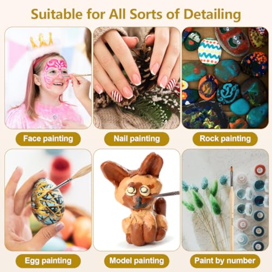 10 pcs Miniature Detail Paint  - Detailing Brush Set recensione e prezzo