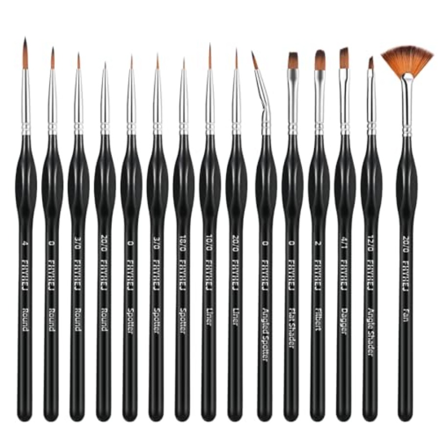 Detail Paint Brushes Set, 15PC - Detailing Brush Set recensione e prezzo