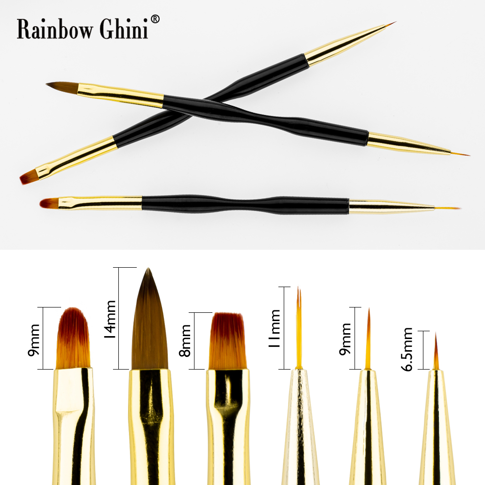 Rainbow Ghini 3Pcs/Set Dual He - Detailing Brush Set recensione e prezzo