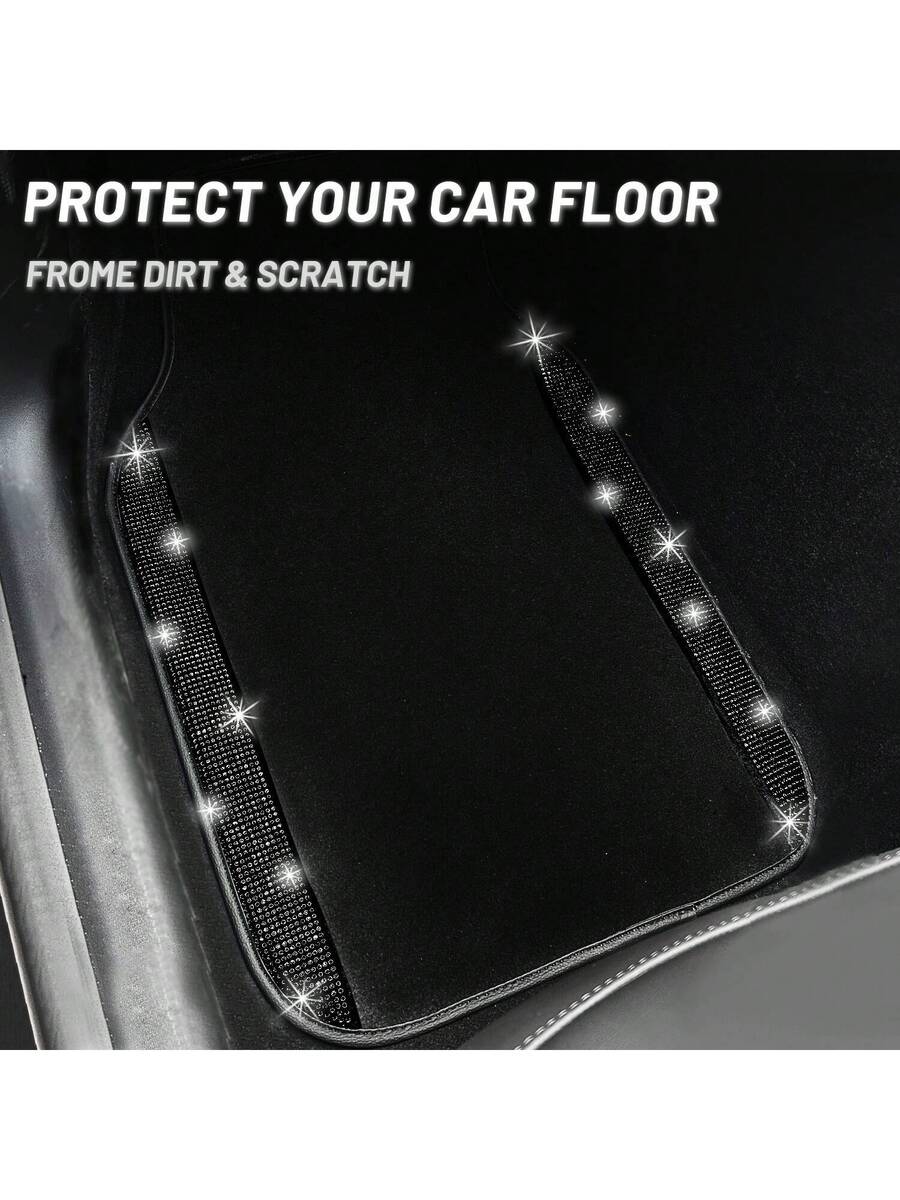 Bling Car Floor Mats Set With  - Dirt Brush Interior recensione e prezzo