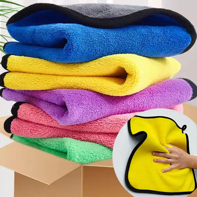 1/5pcs Thicken Car Microfiber  - Microfiber Towel Detailing recensione e prezzo