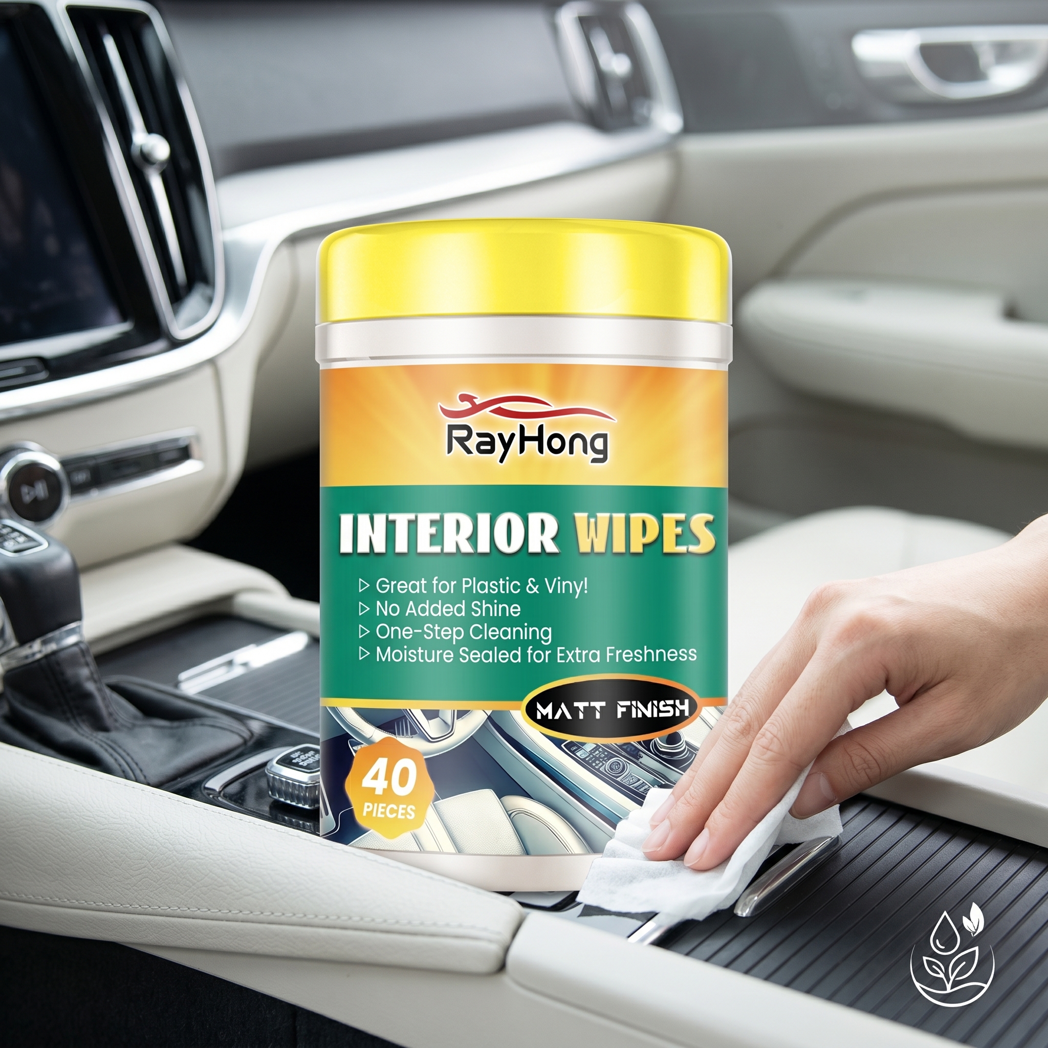 RAYHONG Car Interior Shine Wip - Leather Cleaner Interior recensione e prezzo