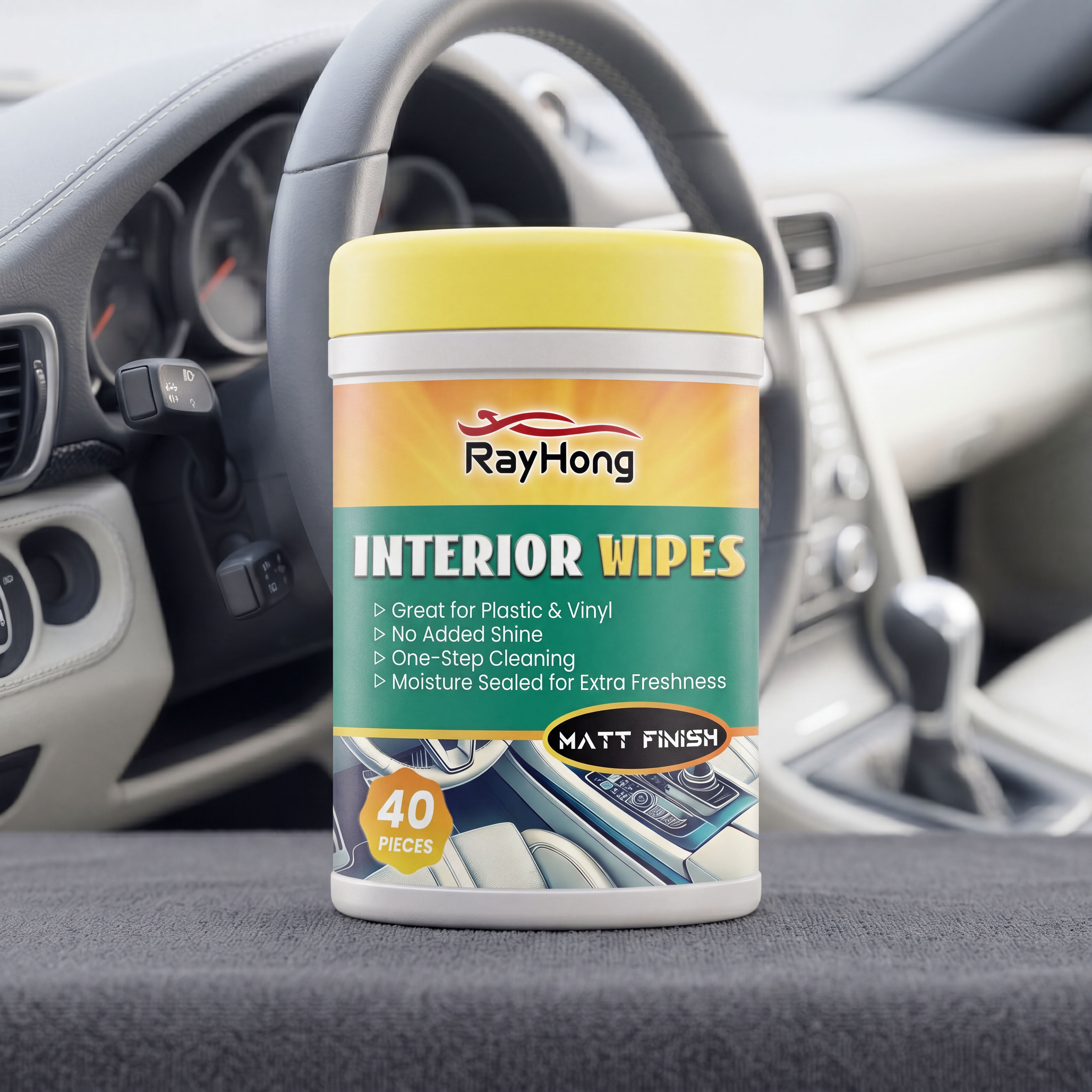 RAYHONG Car Interior Shine Wip - Leather Cleaner Interior recensione e prezzo