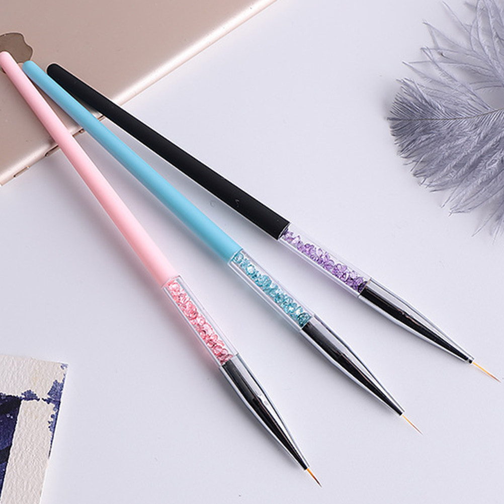 3Pcs Nail Art Pen Set Fine Tip - Detailing Brush Set recensione e prezzo