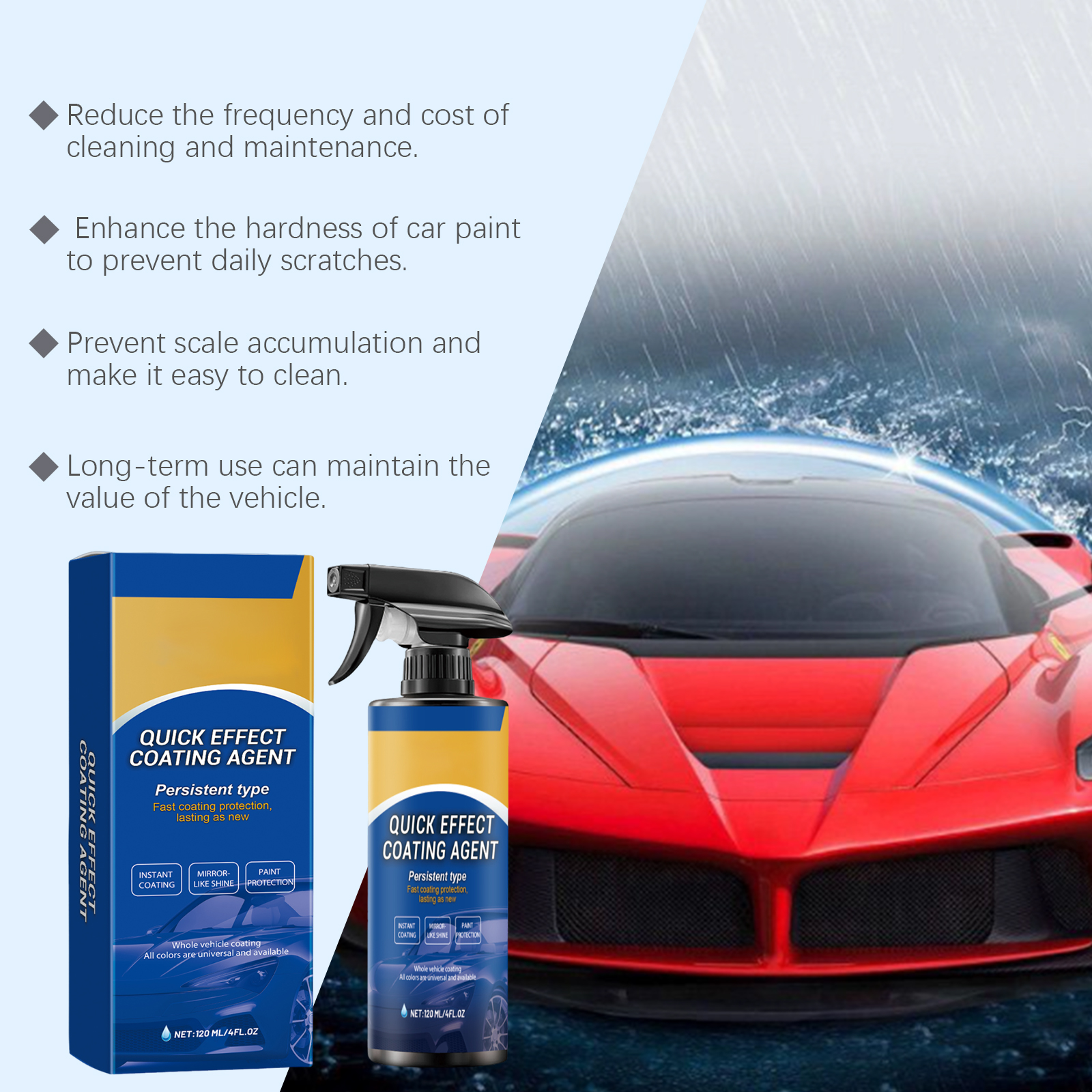 Car Quick Coating Agent Spray  - Car Wax Ceramic Coating recensione e prezzo