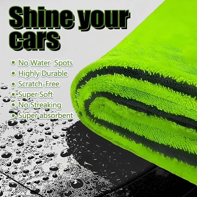 1PC 1000GSM Dual-Sided Microfi - Microfiber Towel Detailing recensione e prezzo