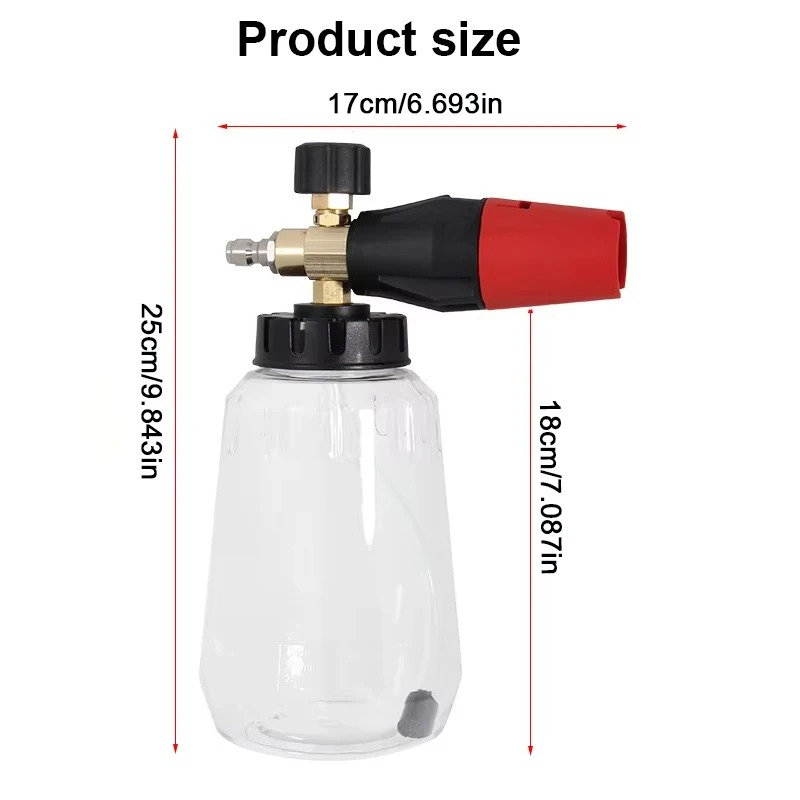 Adjustable Snow Foam Lance 1L  - Foam Cannon Car Wash recensione e prezzo