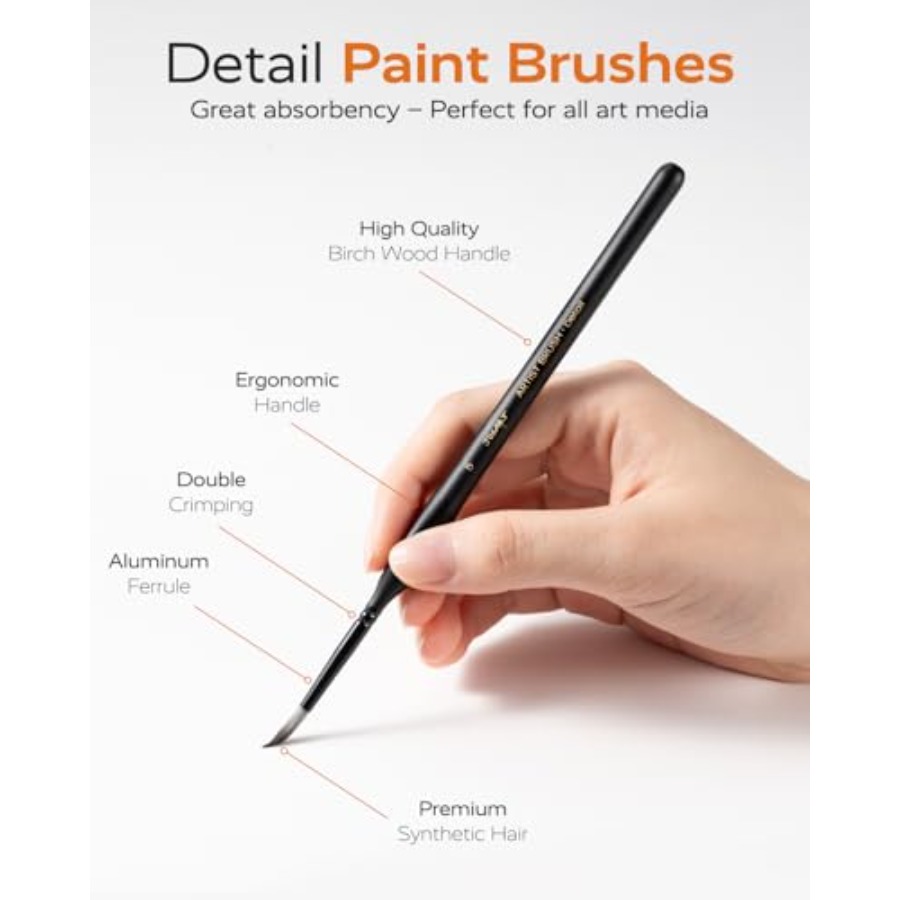 Detail Paint Brushes Set, 12 P - Detailing Brush Set recensione e prezzo