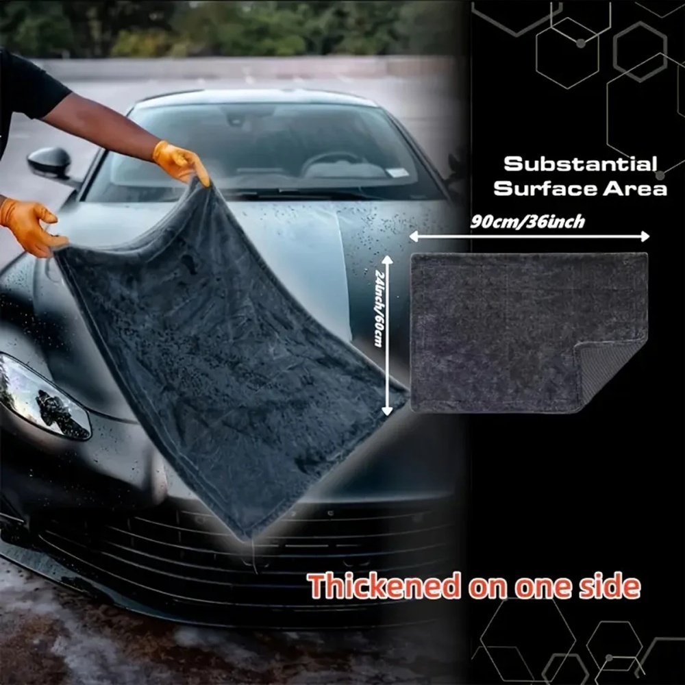 Oversized Dark Gray Car Microf - Microfiber Towel Detailing recensione e prezzo
