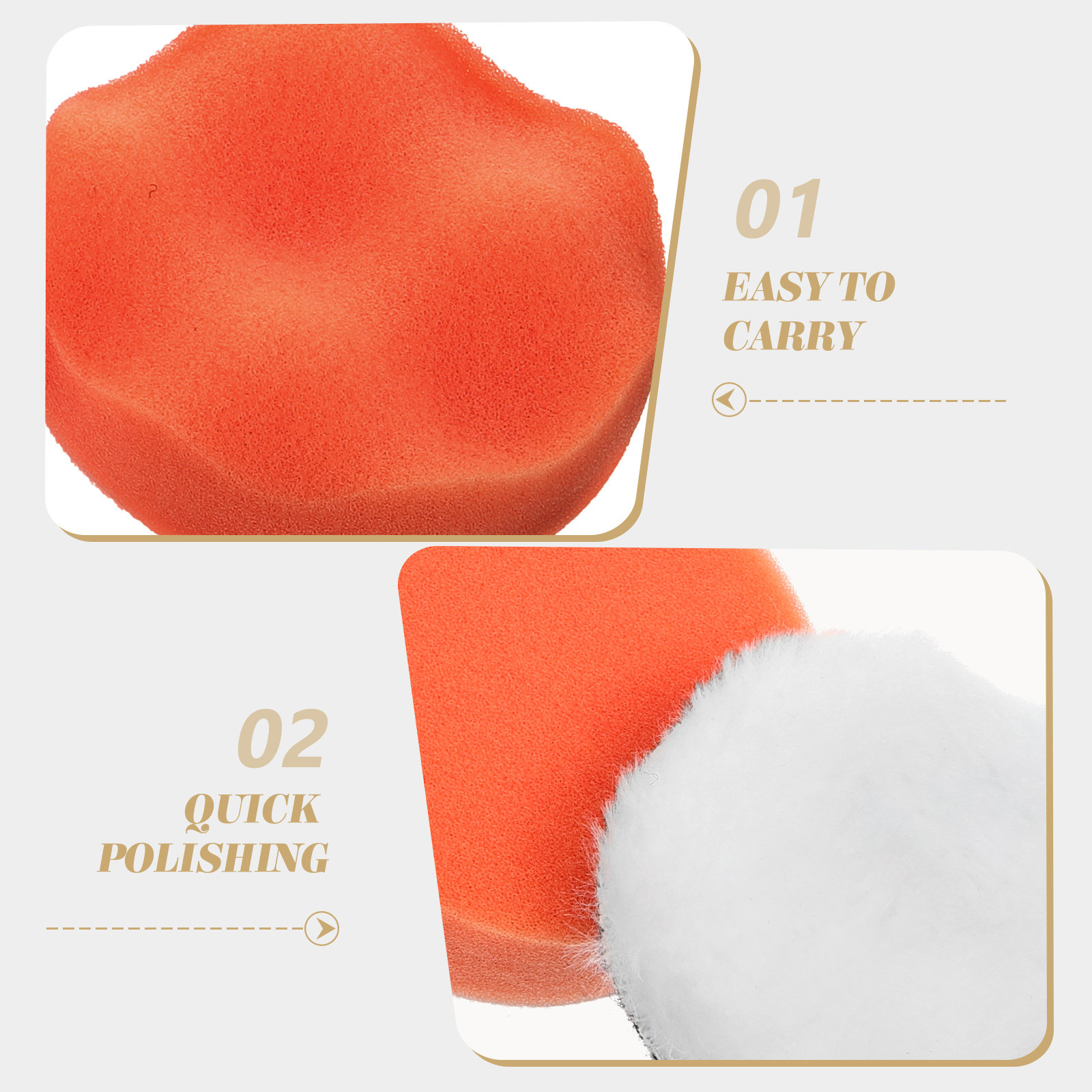 3Pcs Wheel Polishing Pad Set B - Polish Pad Set Buffer recensione e prezzo