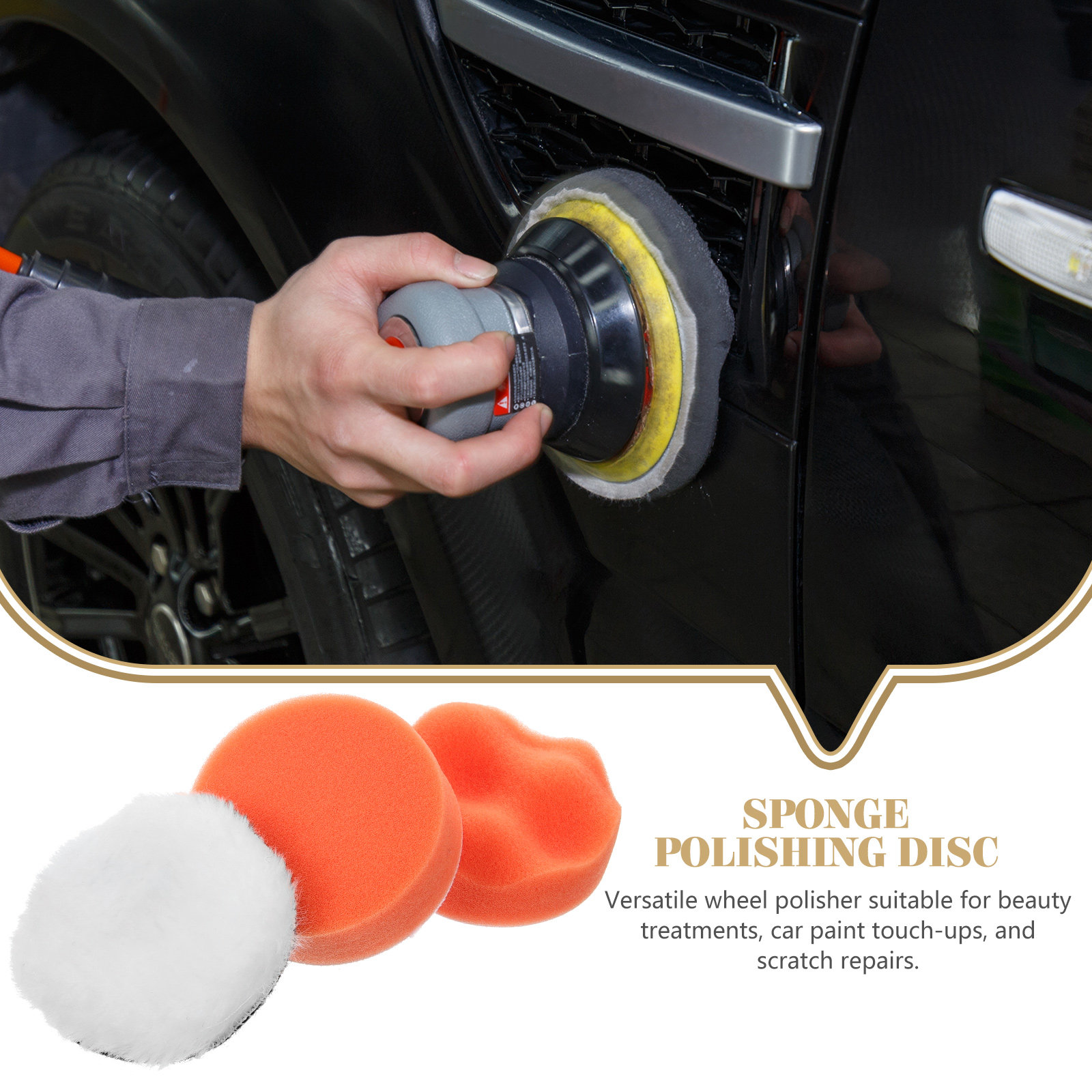 3Pcs Wheel Polishing Pad Set B - Polish Pad Set Buffer recensione e prezzo