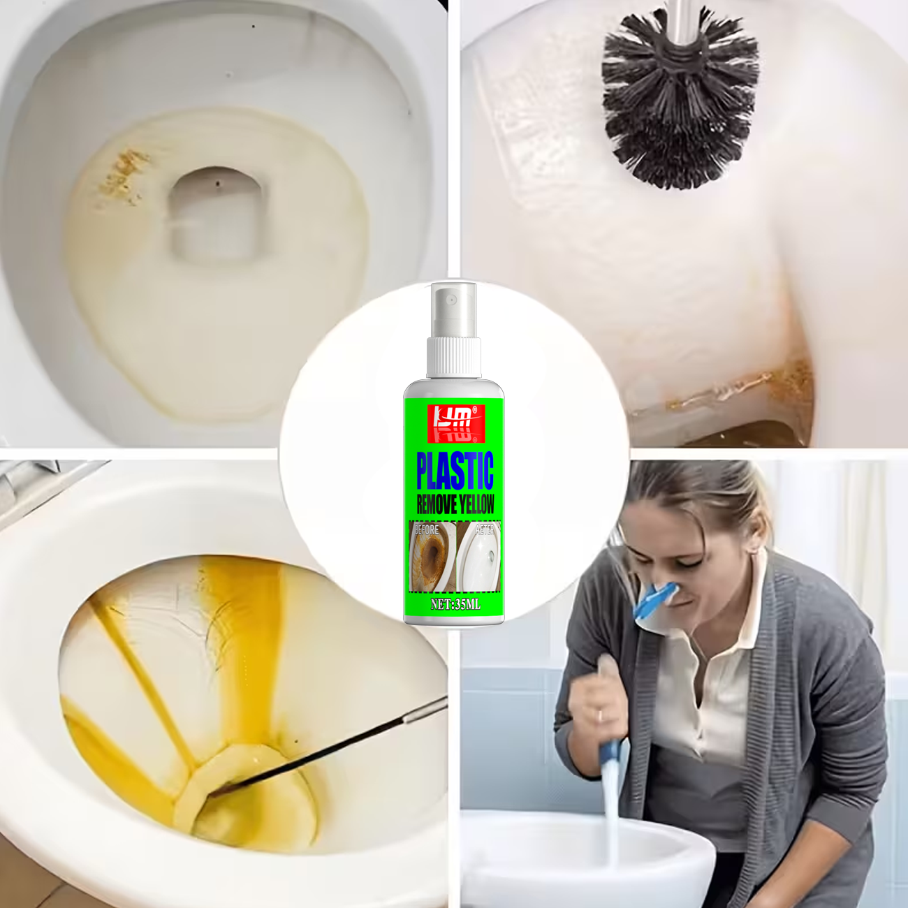 KJM 35ml Toilet Seat Yellow Re - Seat Cleaner Fabric recensione e prezzo